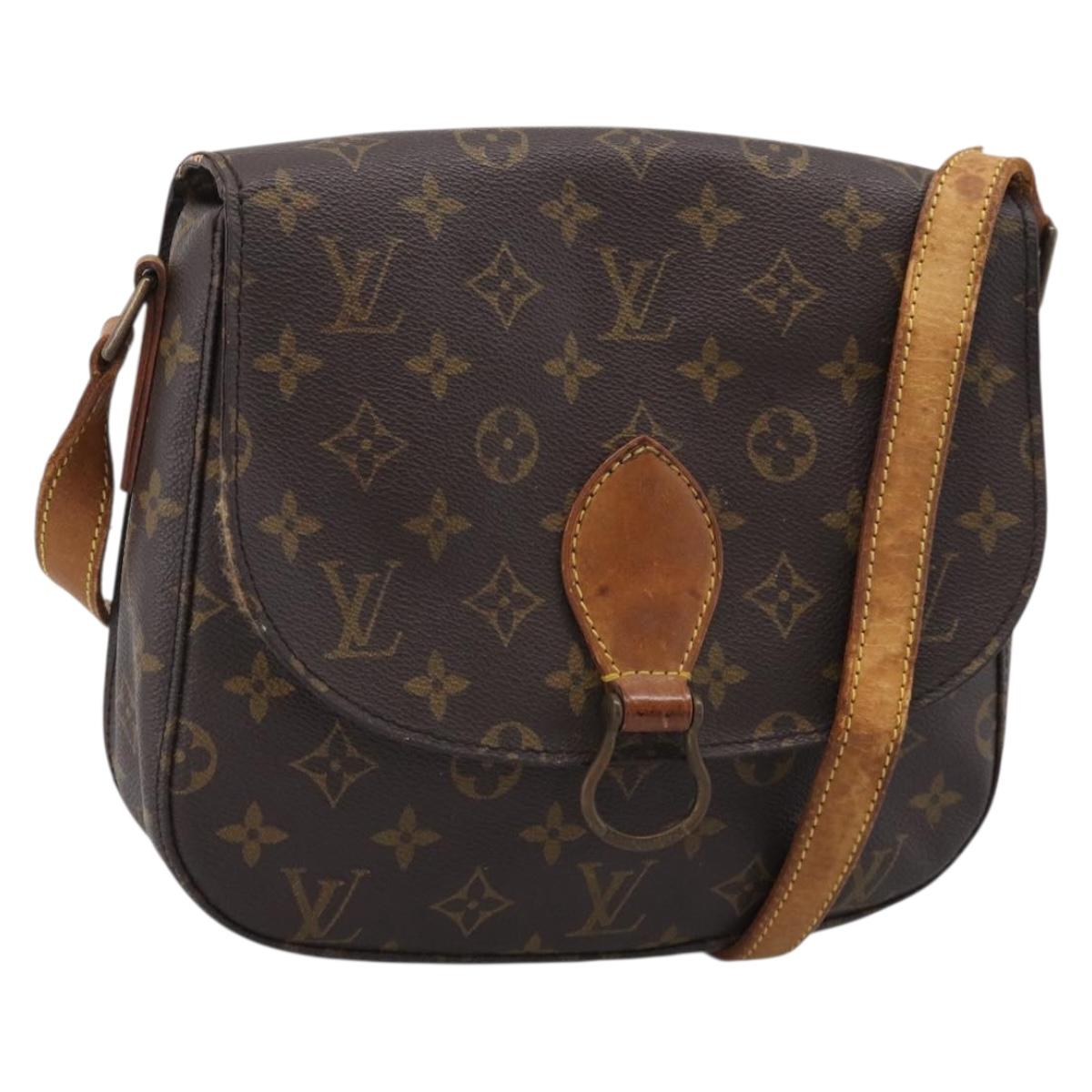 LOUIS VUITTON Monogram Saint Cloud GM Shoulder Bag M51242 LV Auth RV009