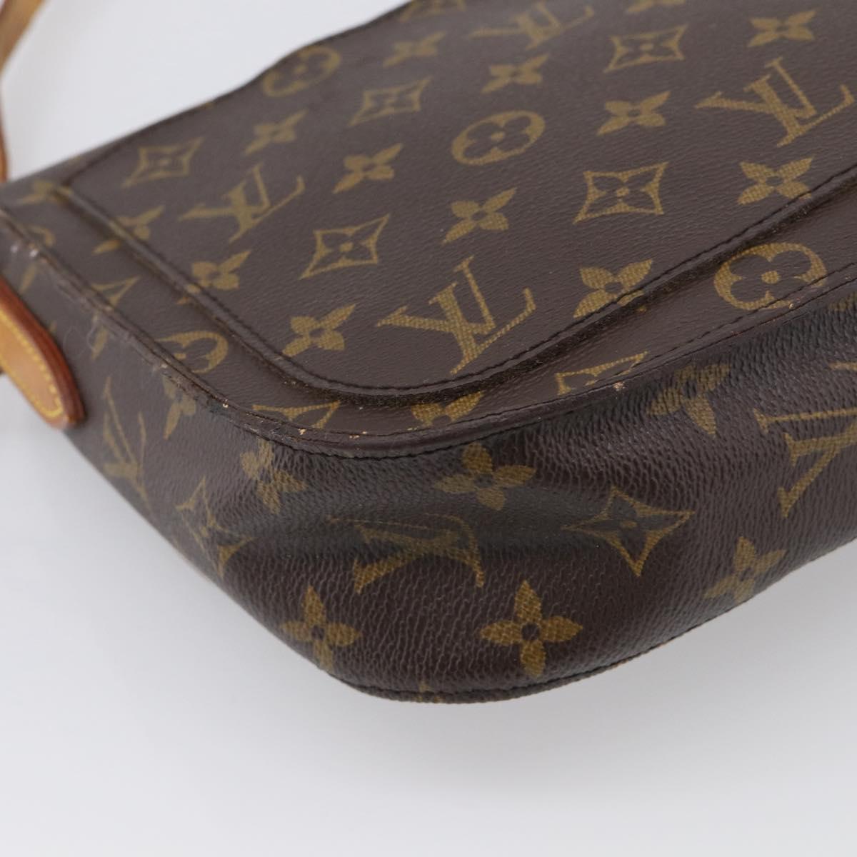 LOUIS VUITTON Monogram Saint Cloud GM Shoulder Bag M51242 LV Auth RV009