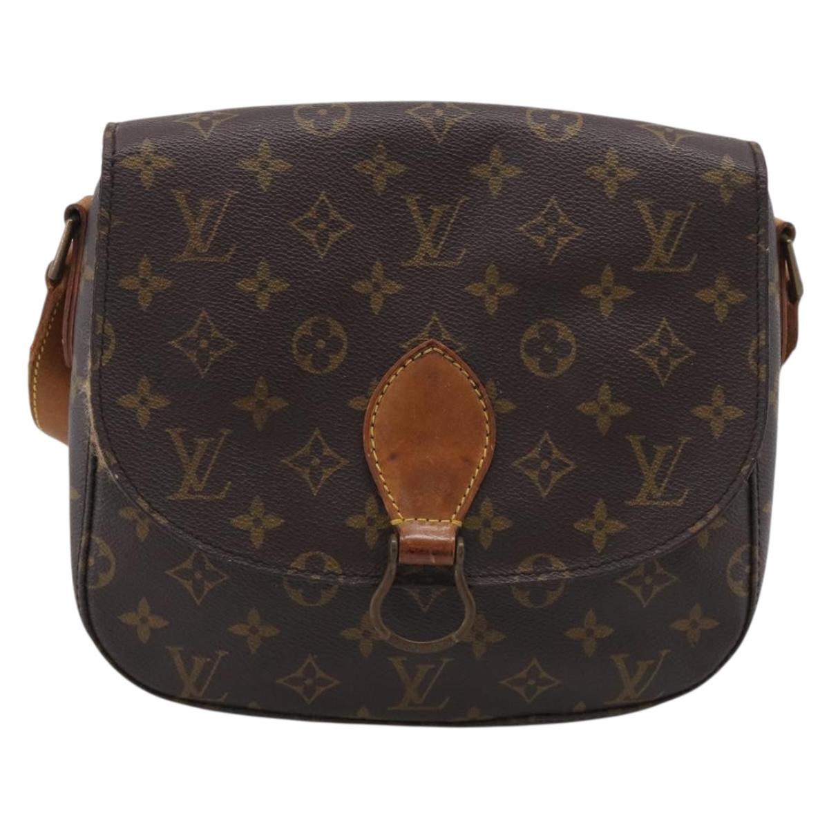 LOUIS VUITTON Monogram Saint Cloud GM Shoulder Bag M51242 LV Auth RV009