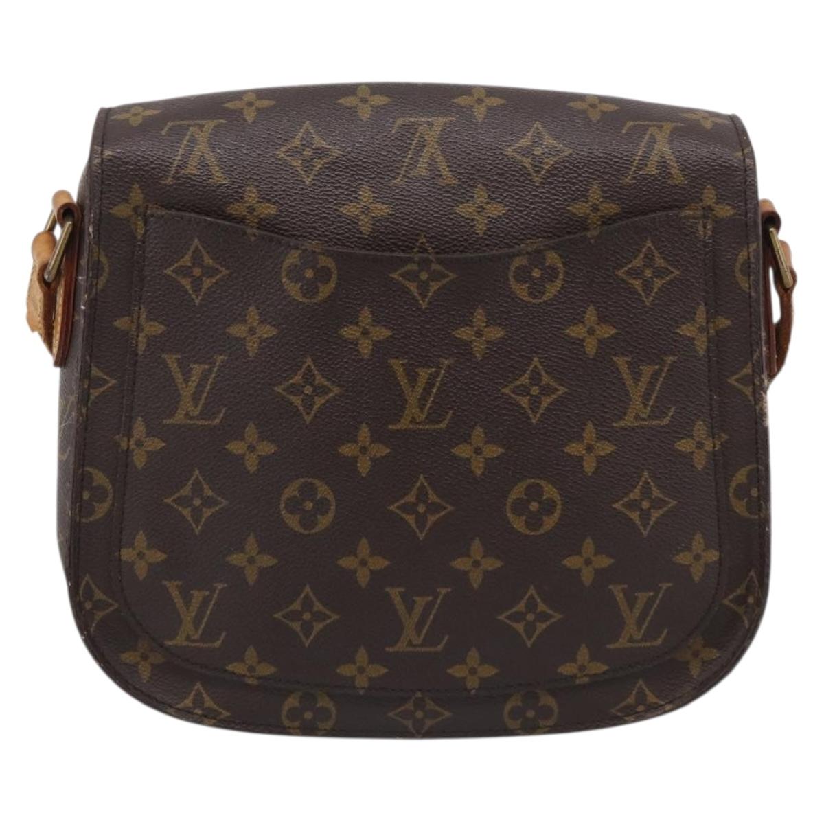 LOUIS VUITTON Monogram Saint Cloud GM Shoulder Bag M51242 LV Auth RV009