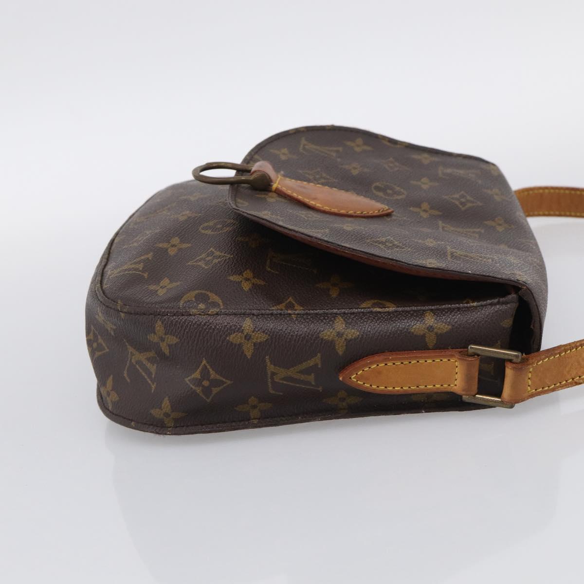 LOUIS VUITTON Monogram Saint Cloud GM Shoulder Bag M51242 LV Auth RV009