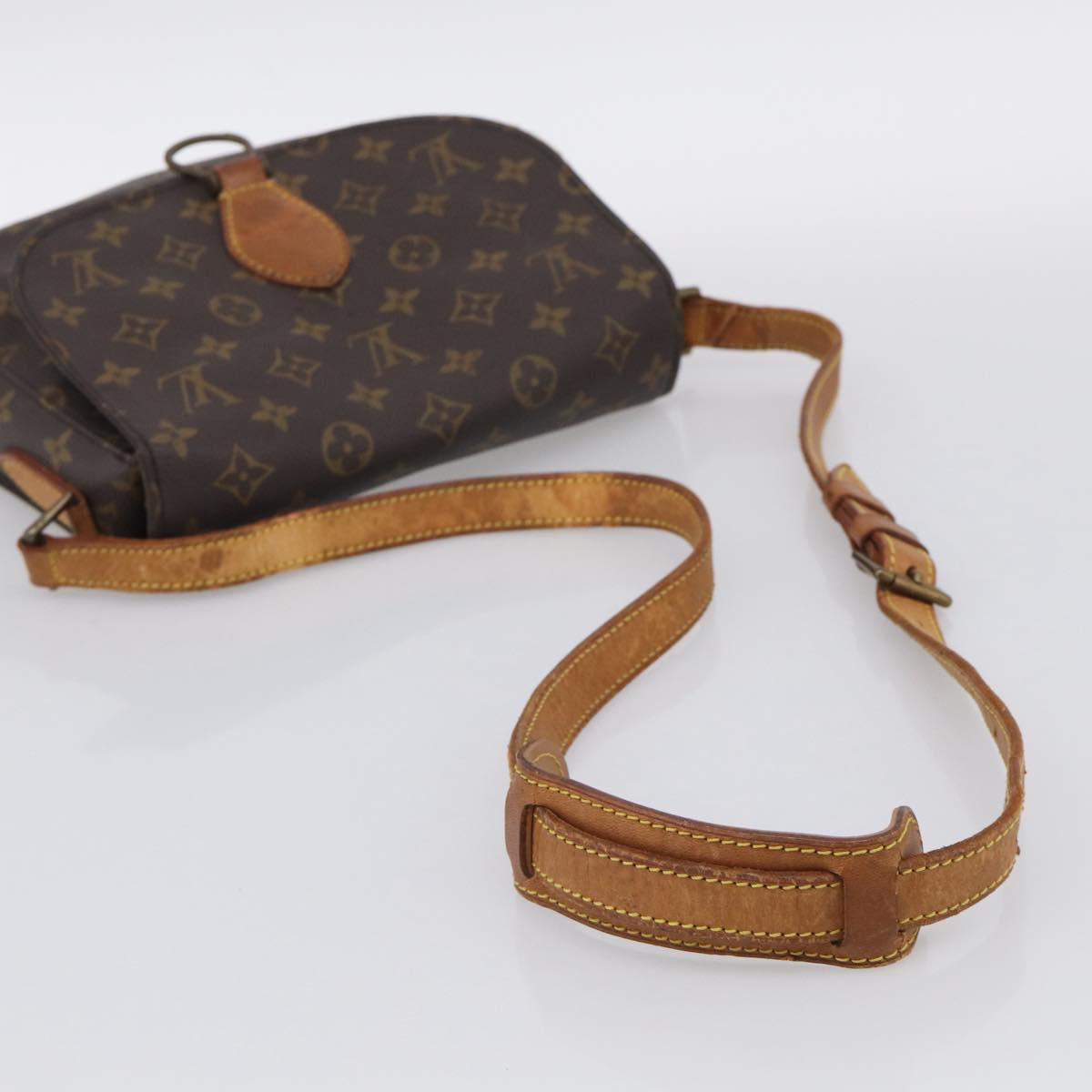 LOUIS VUITTON Monogram Saint Cloud GM Shoulder Bag M51242 LV Auth RV009