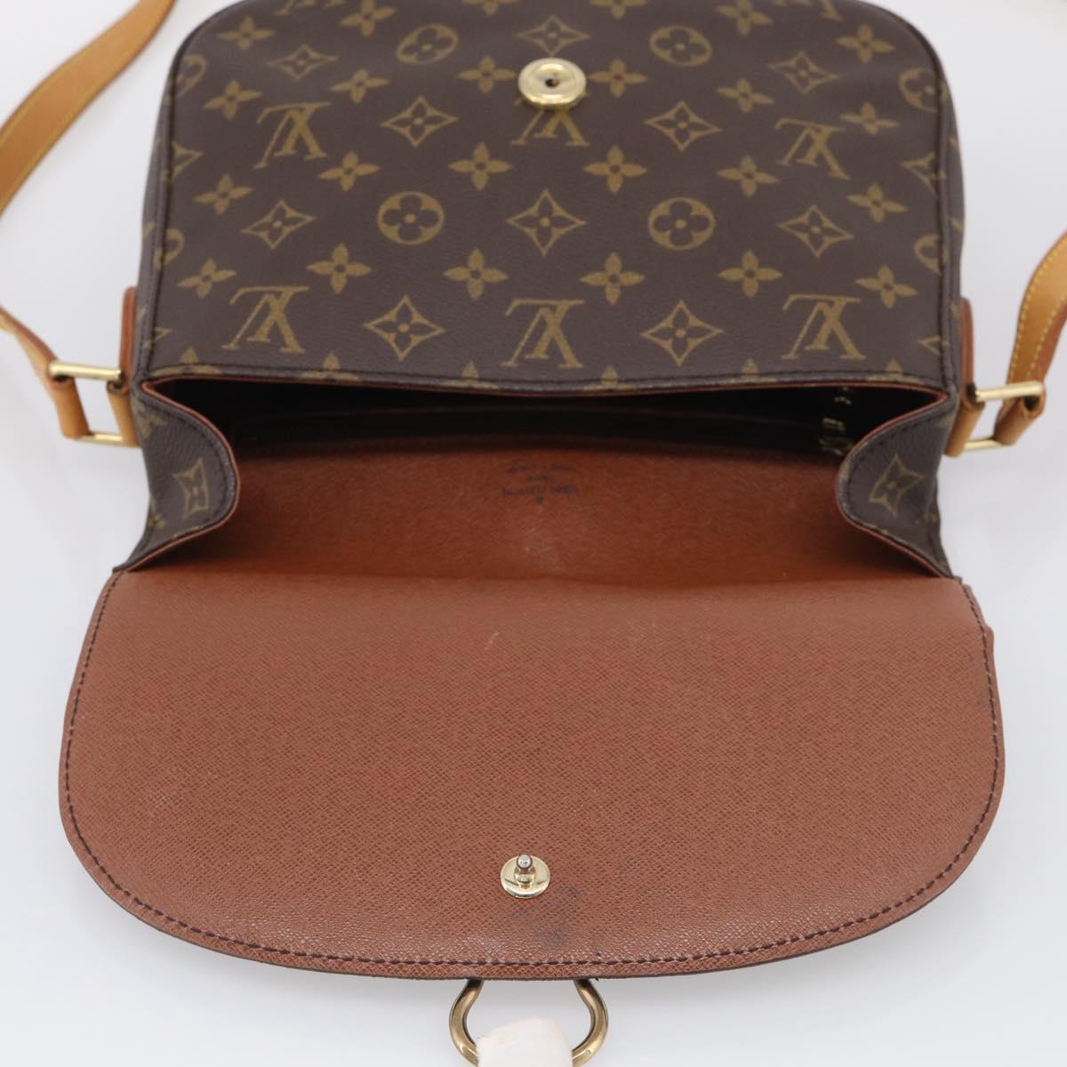 LOUIS VUITTON Monogram Saint Cloud GM Shoulder Bag M51242 LV Auth RV011
