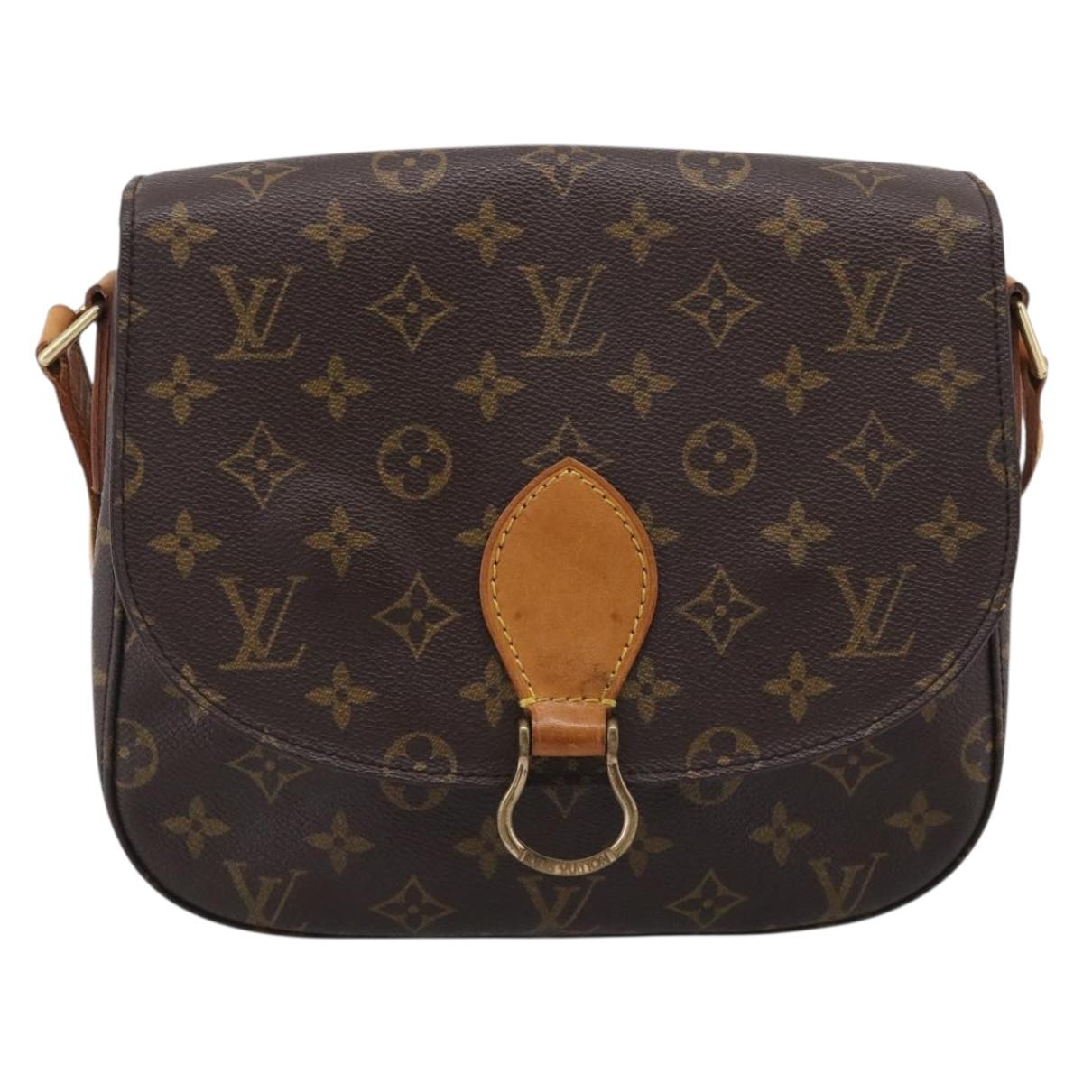 LOUIS VUITTON Monogram Saint Cloud GM Shoulder Bag M51242 LV Auth RV011