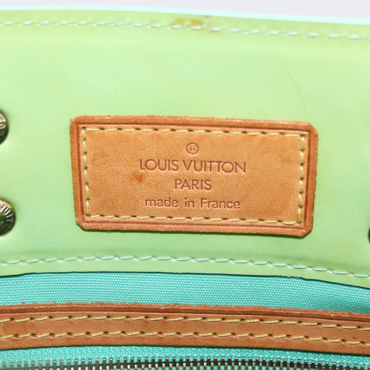 LOUIS VUITTON Monogram Vernis Reade PM Hand Bag Peppermint M91307 LV Auth RV012