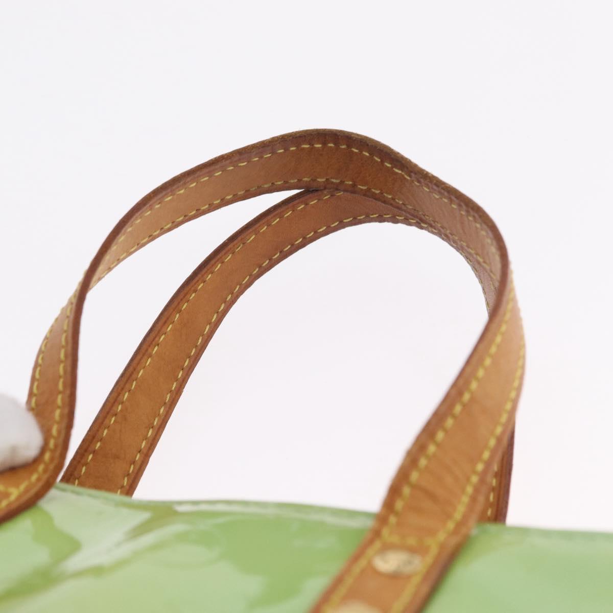 LOUIS VUITTON Monogram Vernis Reade PM Hand Bag Peppermint M91307 LV Auth RV012