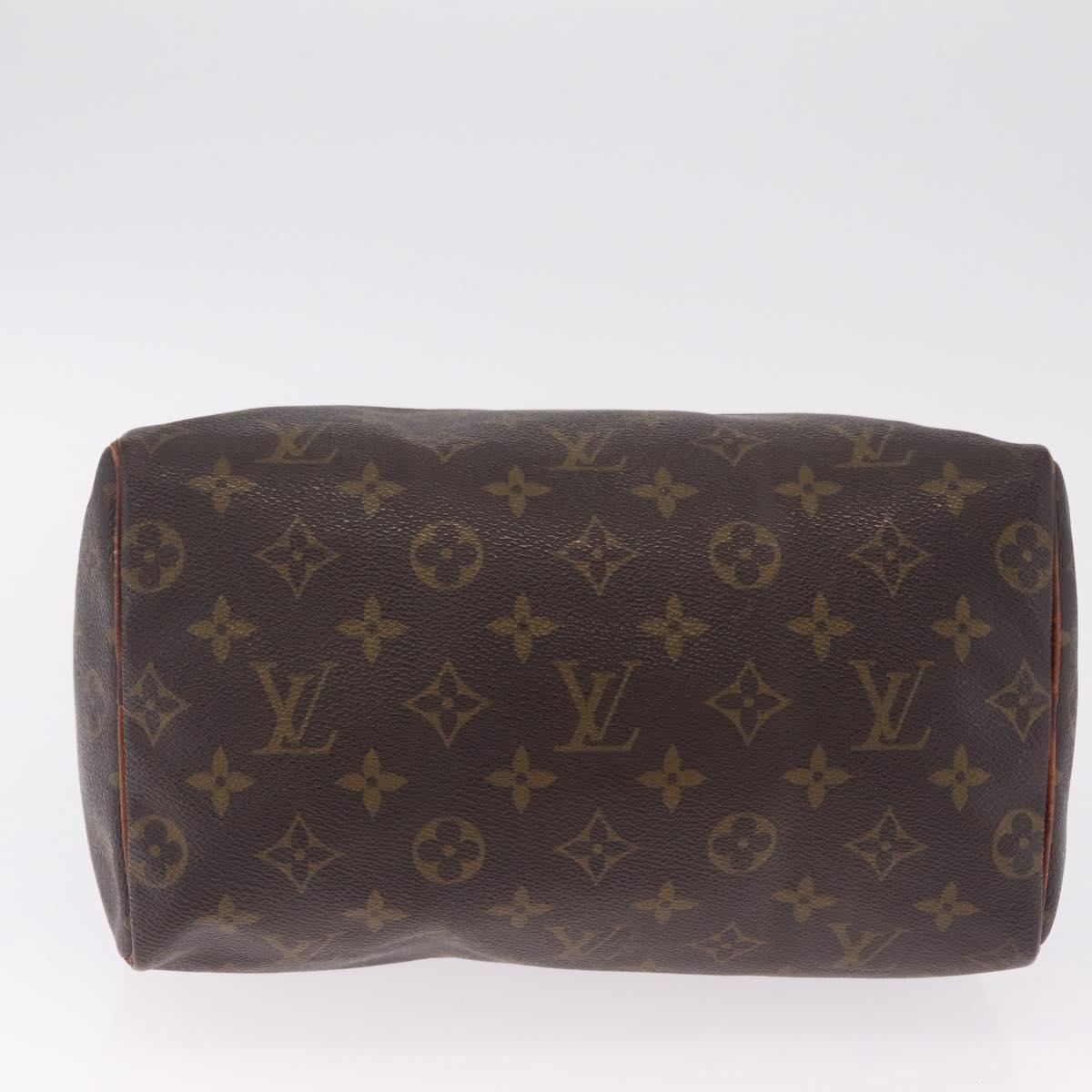 LOUIS VUITTON Monogram Speedy 25 Hand Bag M41528 LV Auth RV014