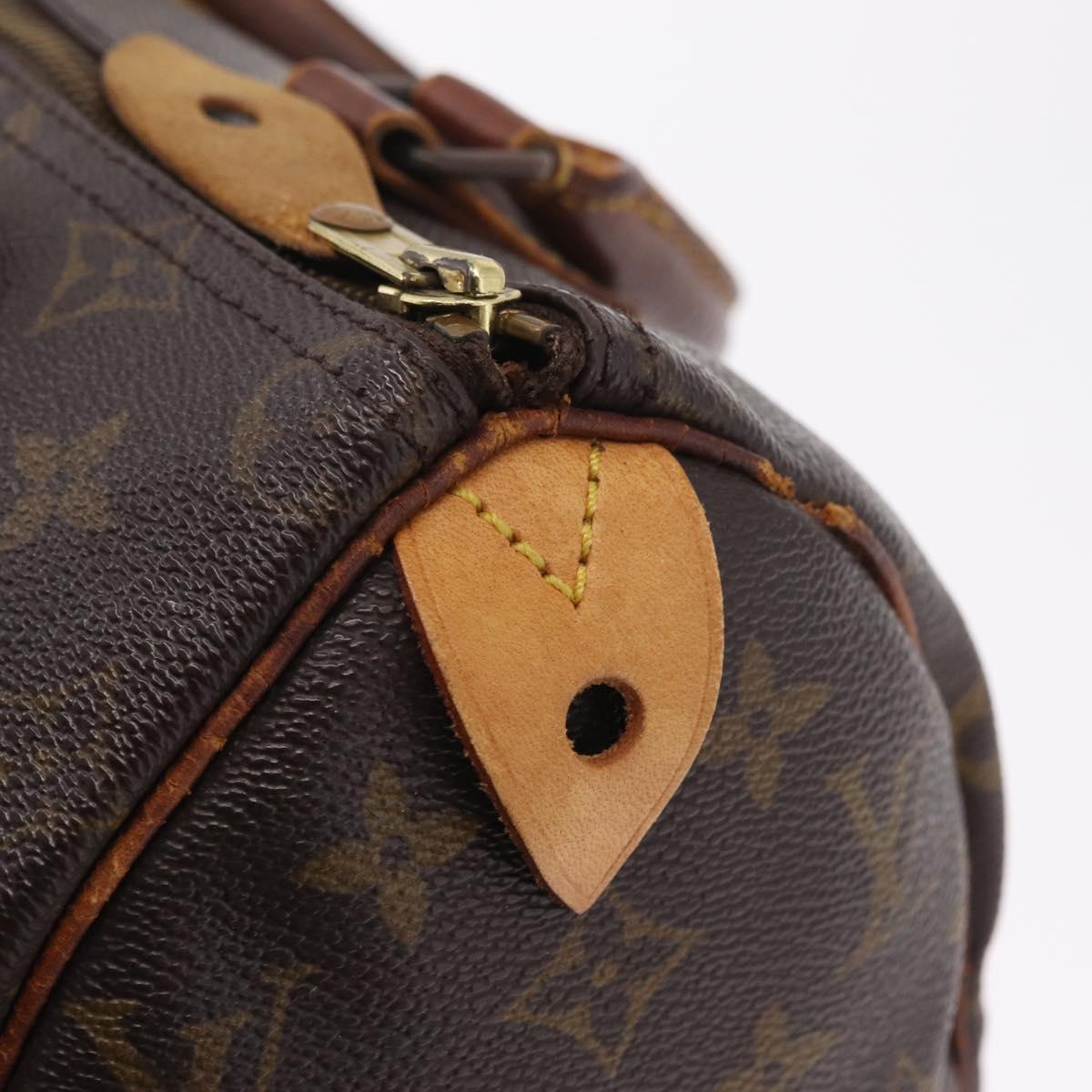 LOUIS VUITTON Monogram Speedy 25 Hand Bag M41528 LV Auth RV014