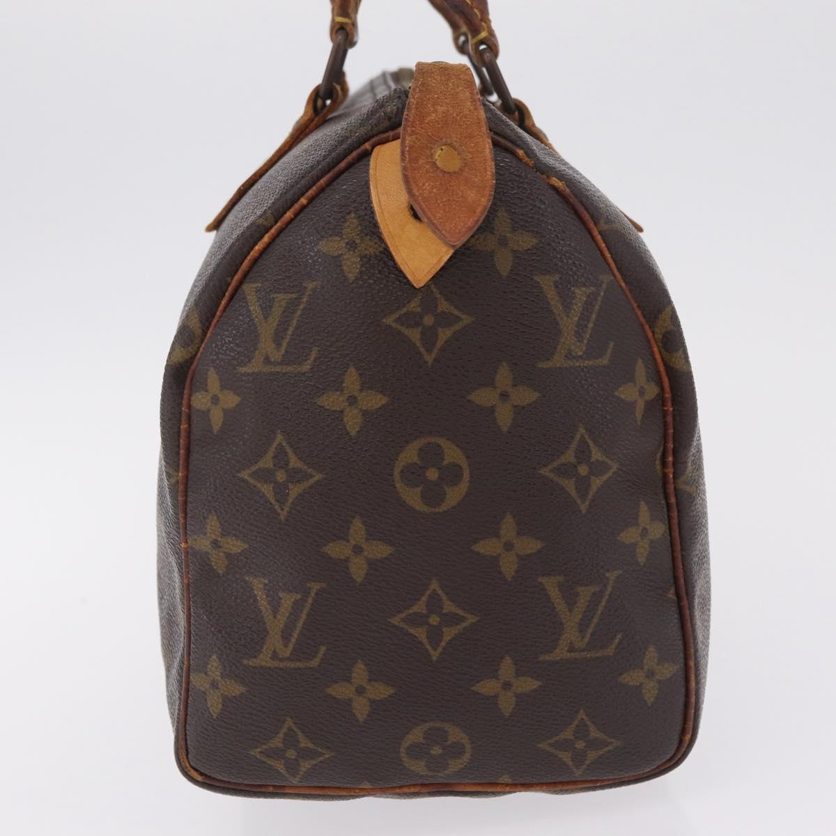LOUIS VUITTON Monogram Speedy 25 Hand Bag M41528 LV Auth RV014