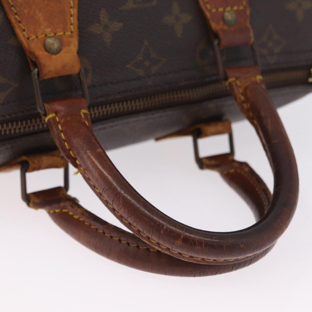 LOUIS VUITTON Monogram Speedy 25 Hand Bag M41528 LV Auth RV014