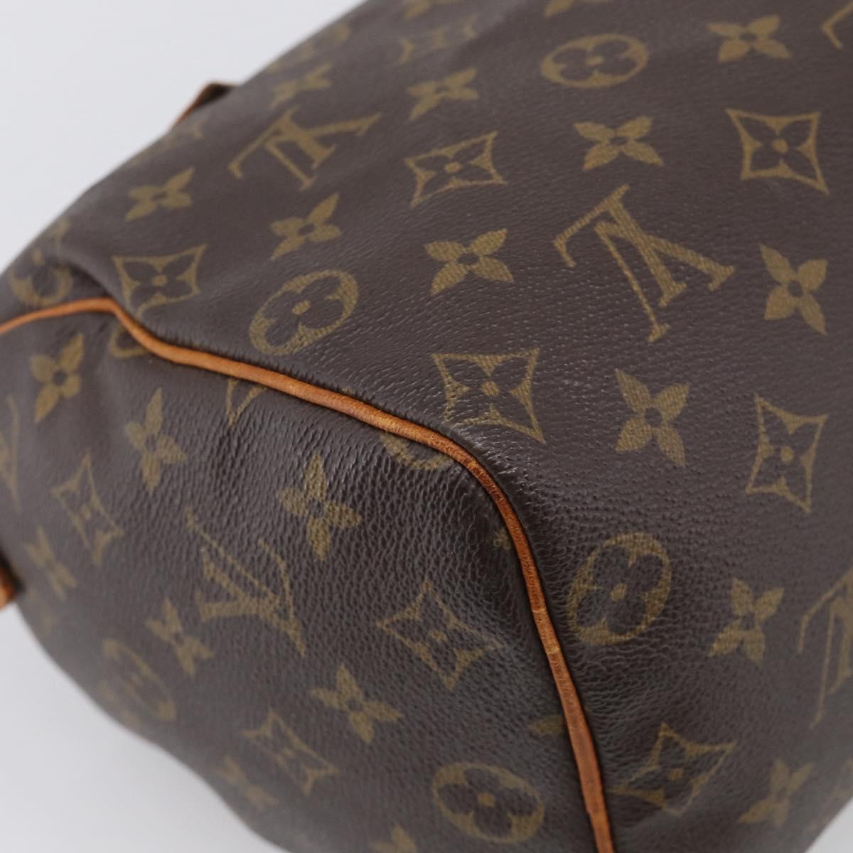 LOUIS VUITTON Monogram Speedy 25 Hand Bag M41528 LV Auth RV015