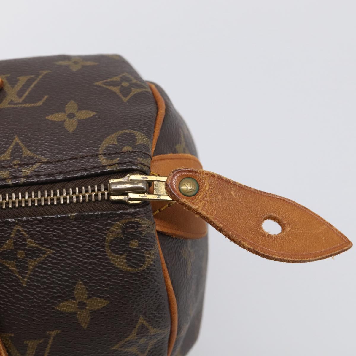 LOUIS VUITTON Monogram Speedy 25 Hand Bag M41528 LV Auth RV015