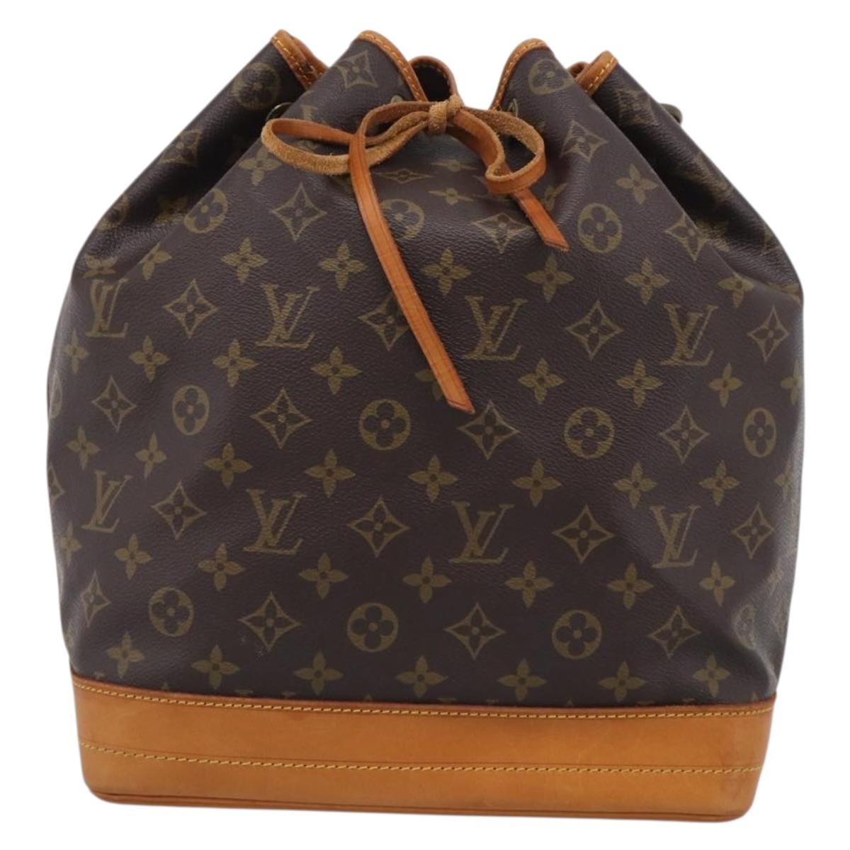 LOUIS VUITTON Monogram Noe Shoulder Bag M42224 LV Auth RV023V