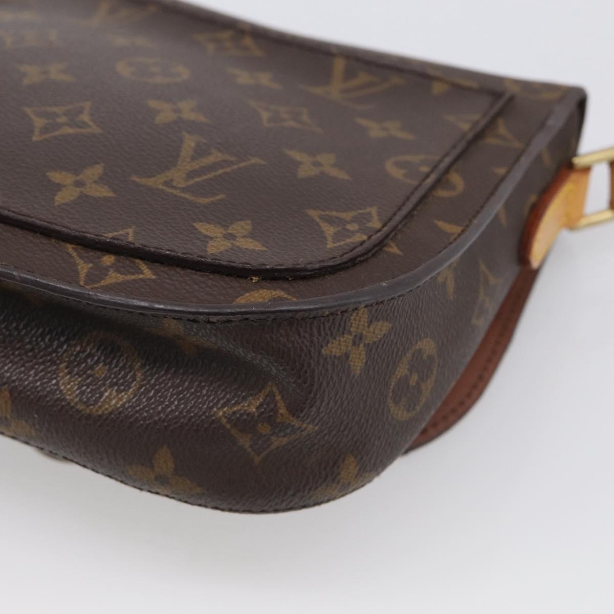 LOUIS VUITTON Monogram Saint Cloud MM Shoulder Bag M51243 LV Auth RV026