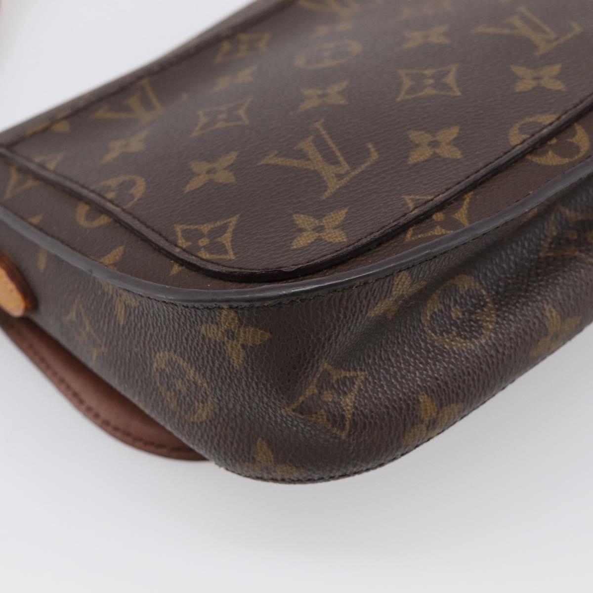 LOUIS VUITTON Monogram Saint Cloud MM Shoulder Bag M51243 LV Auth RV026