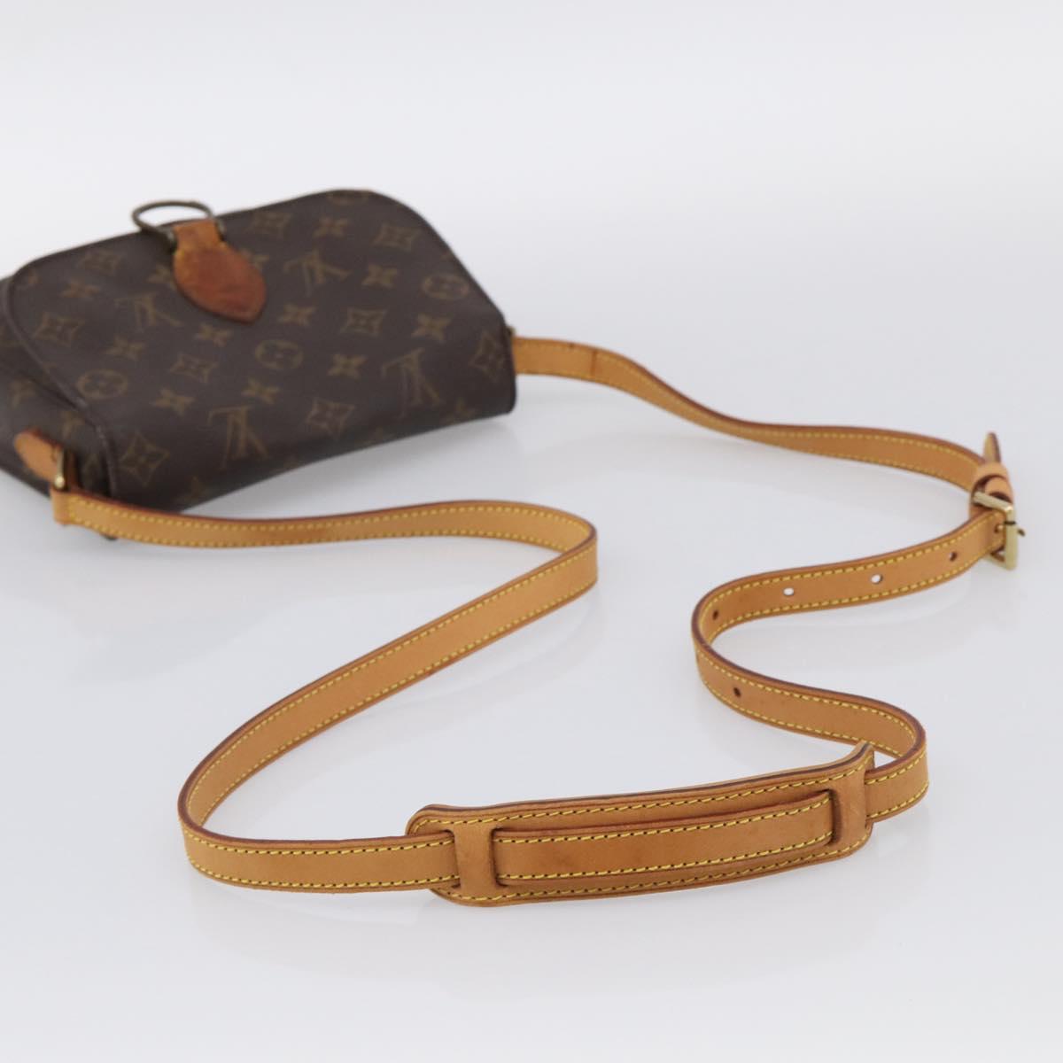 LOUIS VUITTON Monogram Saint Cloud MM Shoulder Bag M51243 LV Auth RV026