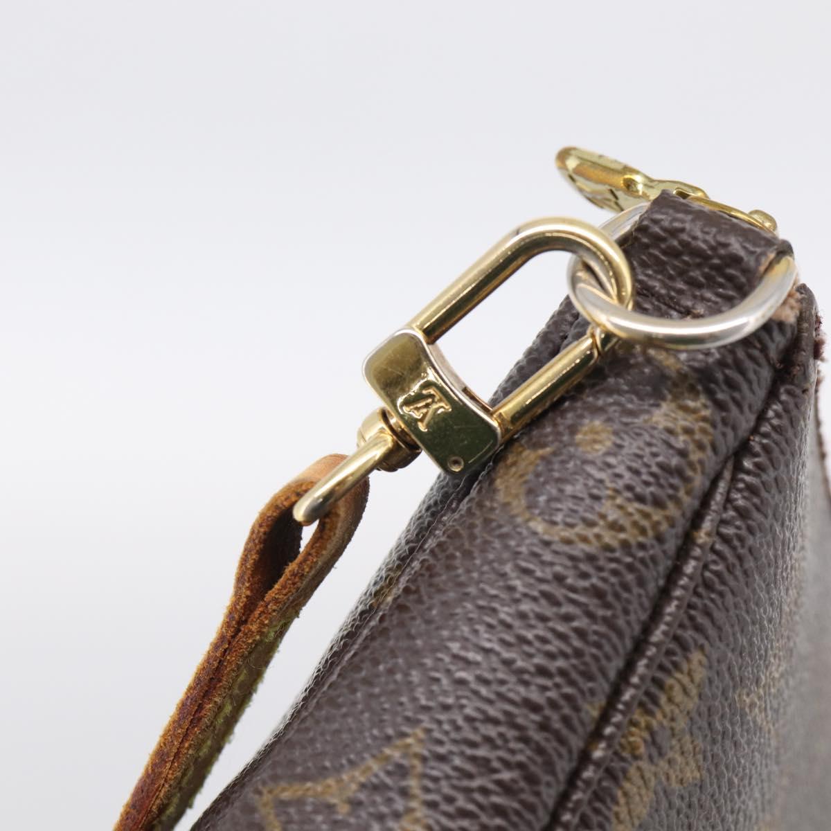 LOUIS VUITTON Monogram Pochette Accessoires Pouch M51980 LV Auth RV027