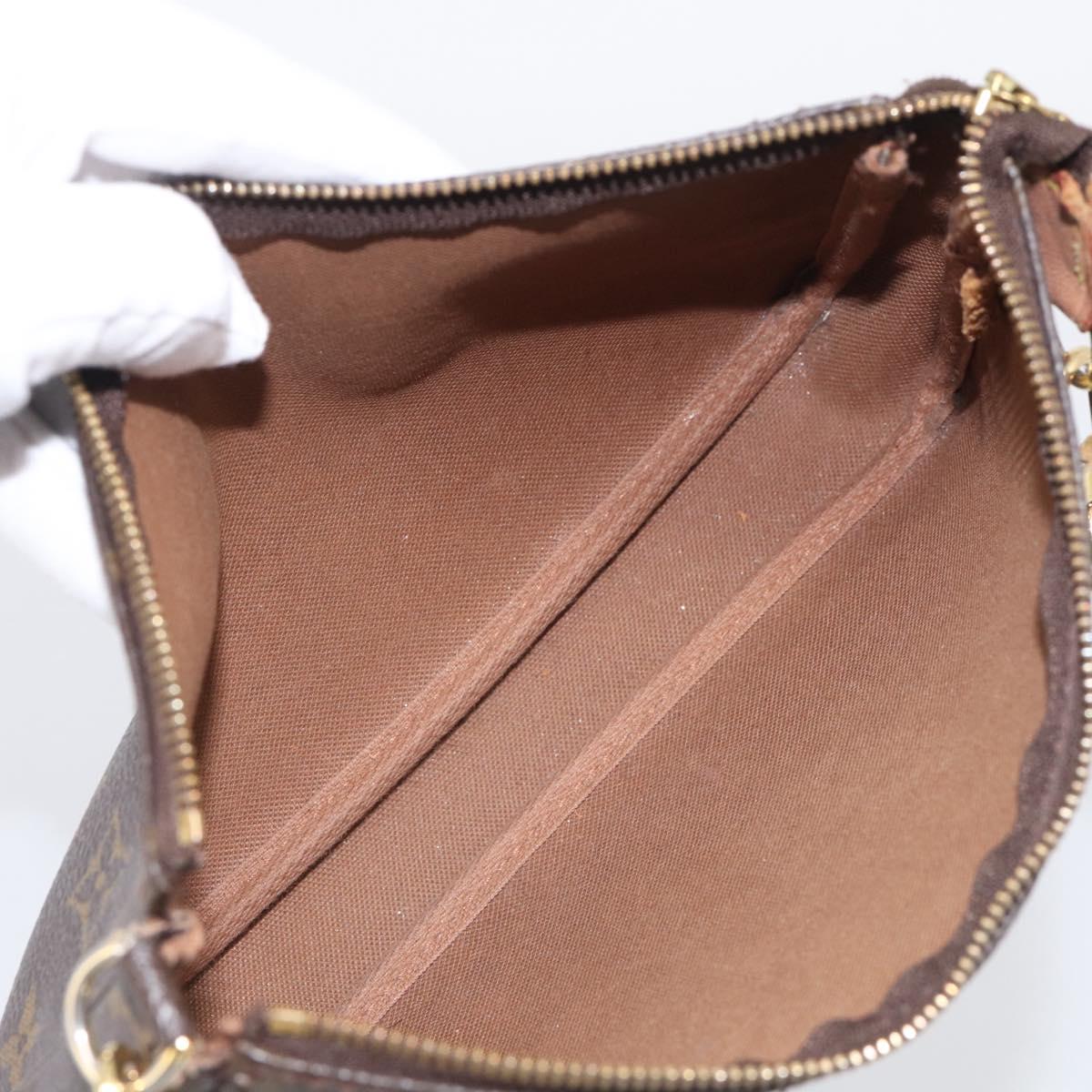 LOUIS VUITTON Monogram Pochette Accessoires Pouch M51980 LV Auth RV027