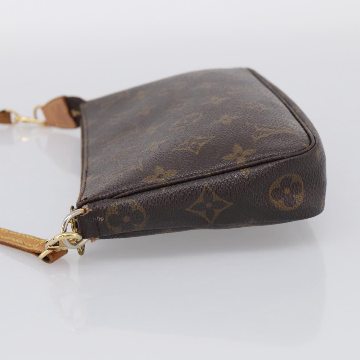 LOUIS VUITTON Monogram Pochette Accessoires Pouch M51980 LV Auth RV027