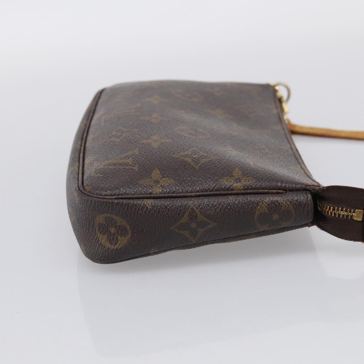 LOUIS VUITTON Monogram Pochette Accessoires Pouch M51980 LV Auth RV027