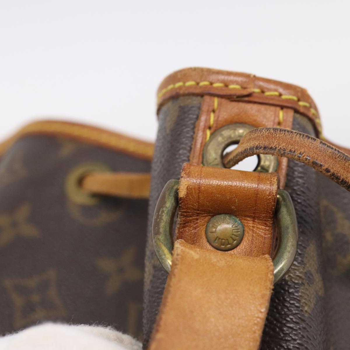 LOUIS VUITTON Monogram Noe Shoulder Bag M42224 LV Auth RV032A