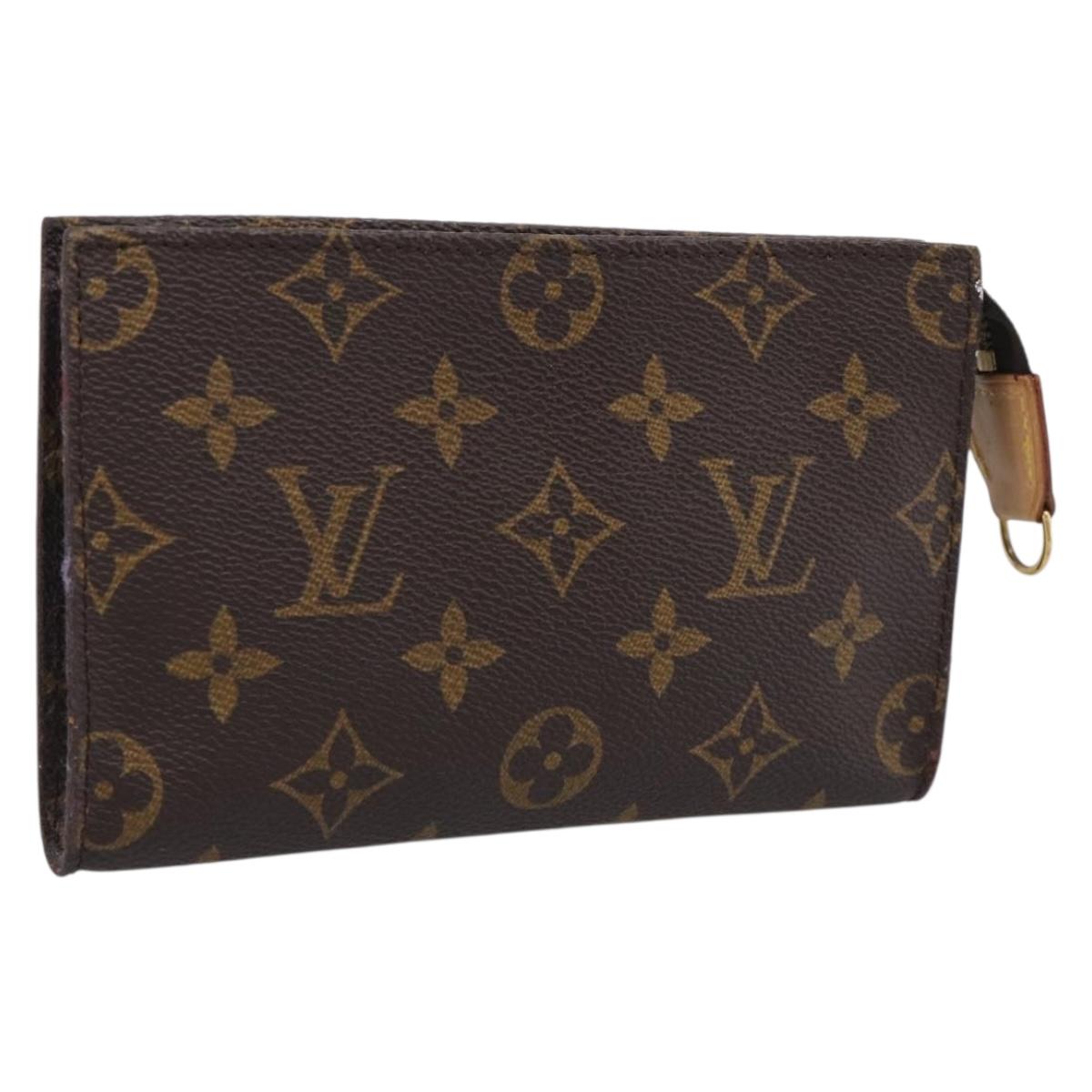 LOUIS VUITTON Monogram Bucket PM Pouch LV Auth RV042