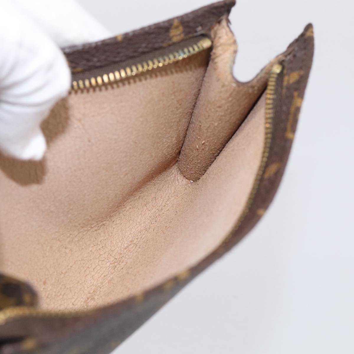 LOUIS VUITTON Monogram Bucket PM Pouch LV Auth RV042