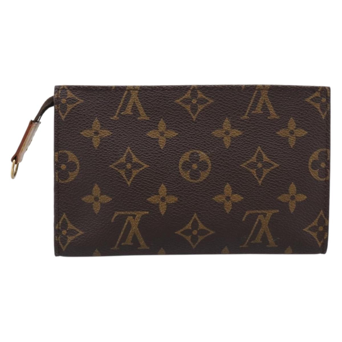 LOUIS VUITTON Monogram Bucket PM Pouch LV Auth RV042