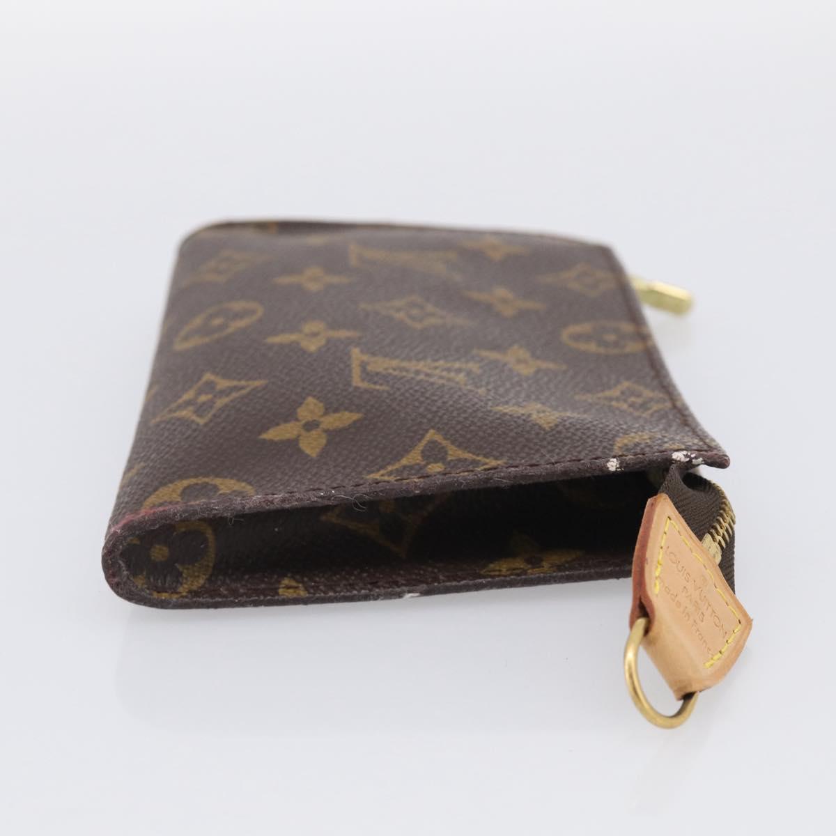 LOUIS VUITTON Monogram Bucket PM Pouch LV Auth RV042