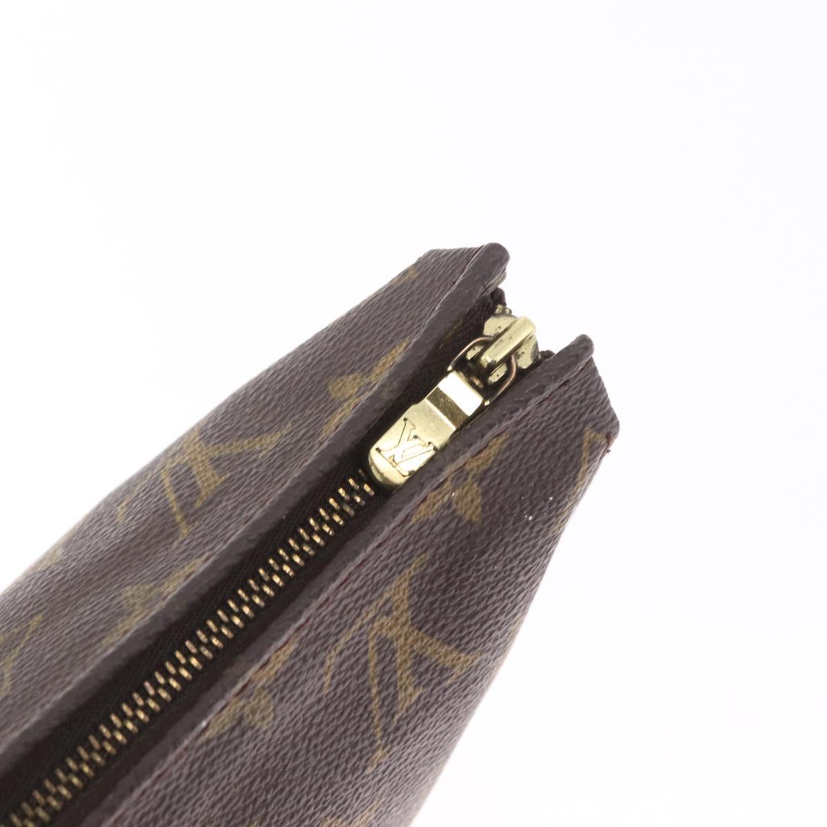 LOUIS VUITTON Monogram Poche Toilette 26 Pouch M47542 LV Auth RV043