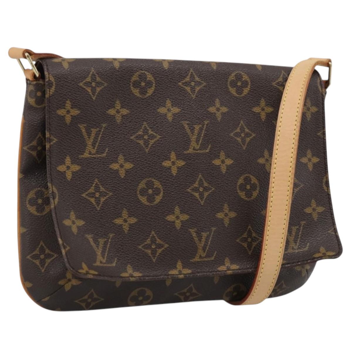 LOUIS VUITTON Monogram Musette Tango Long Strap Bag M51388 LV Auth RV046V