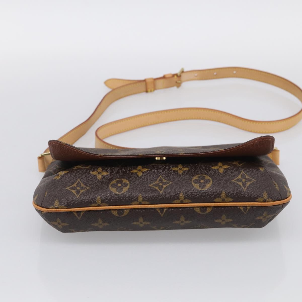 LOUIS VUITTON Monogram Musette Tango Long Strap Bag M51388 LV Auth RV046V