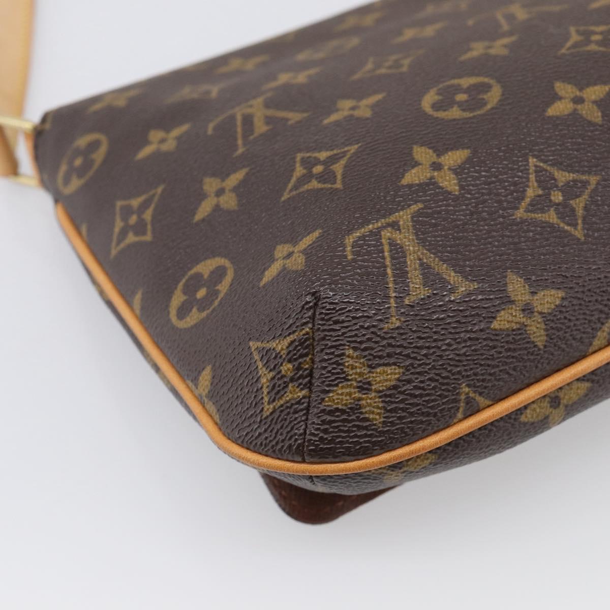 LOUIS VUITTON Monogram Musette Tango Long Strap Bag M51388 LV Auth RV046V