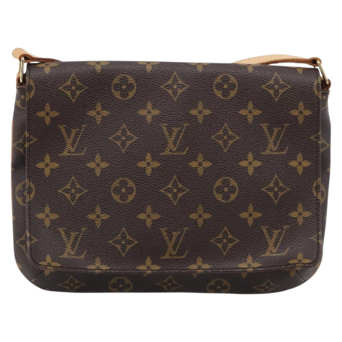 LOUIS VUITTON Monogram Musette Tango Long Strap Bag M51388 LV Auth RV046V
