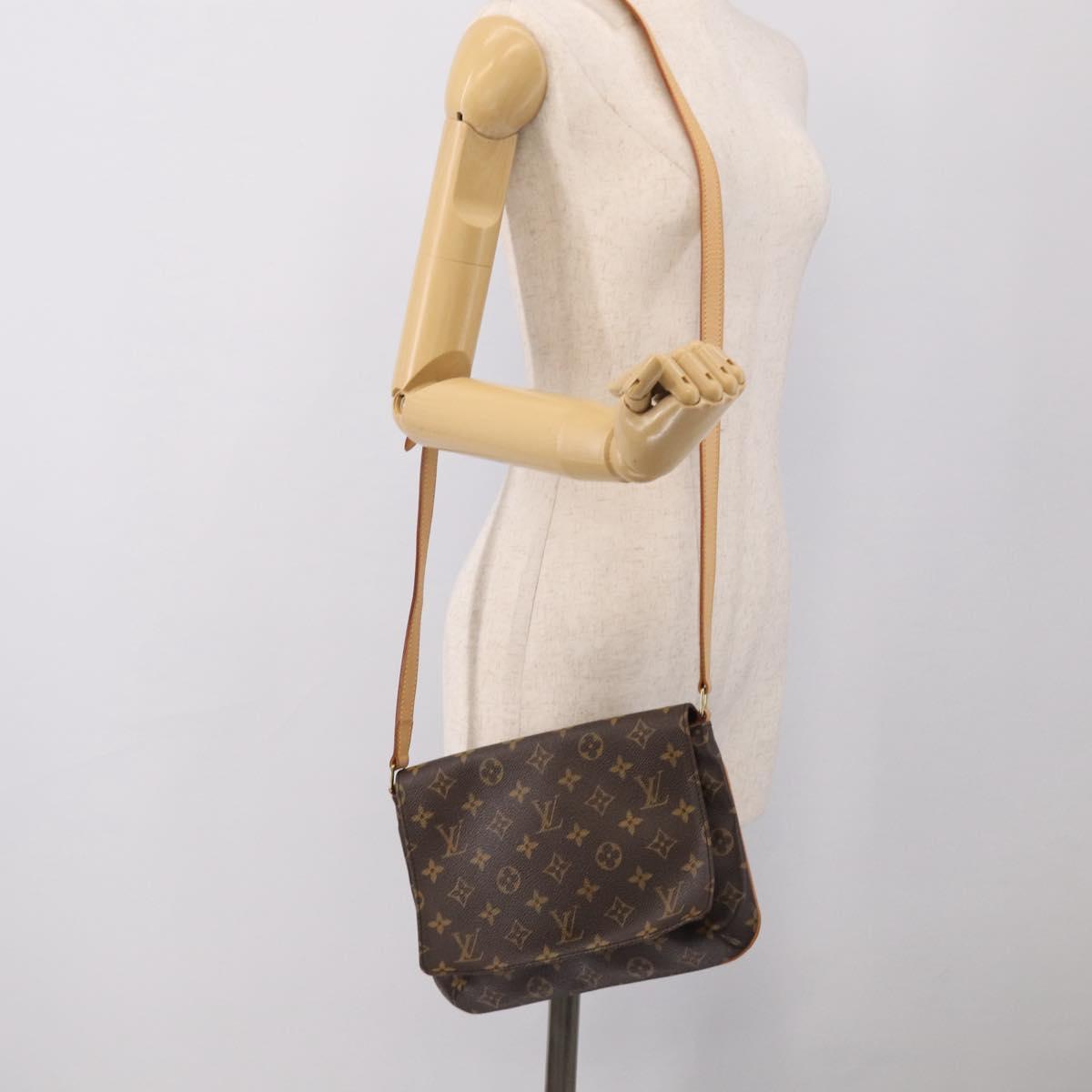 LOUIS VUITTON Monogram Musette Tango Long Strap Bag M51388 LV Auth RV046V