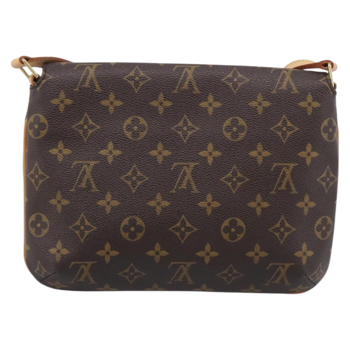 LOUIS VUITTON Monogram Musette Tango Long Strap Bag M51388 LV Auth RV046V