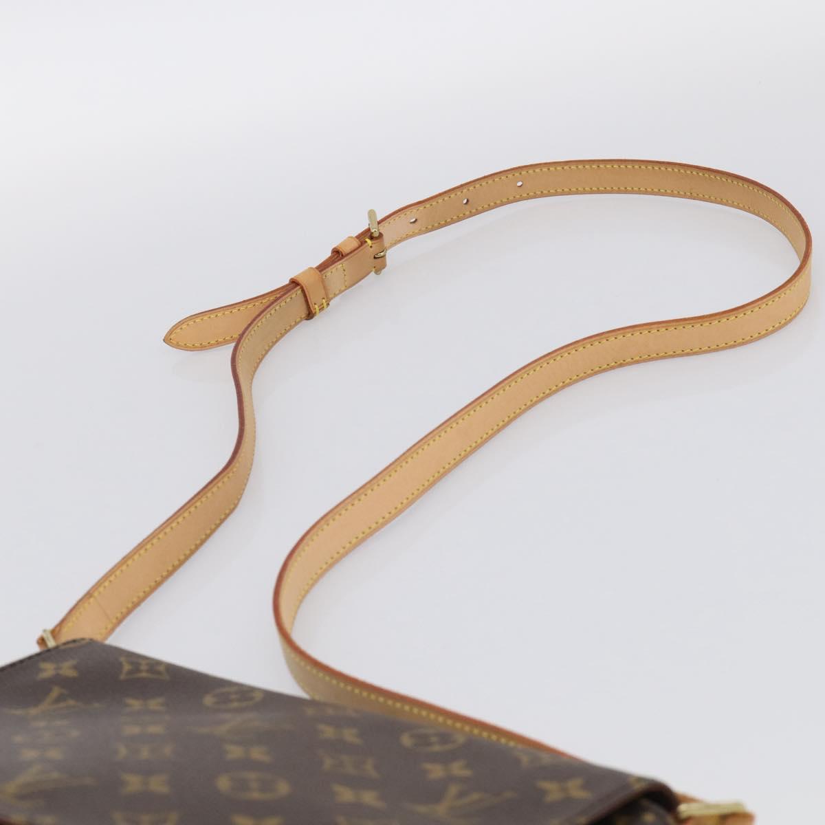 LOUIS VUITTON Monogram Musette Tango Long Strap Bag M51388 LV Auth RV046V