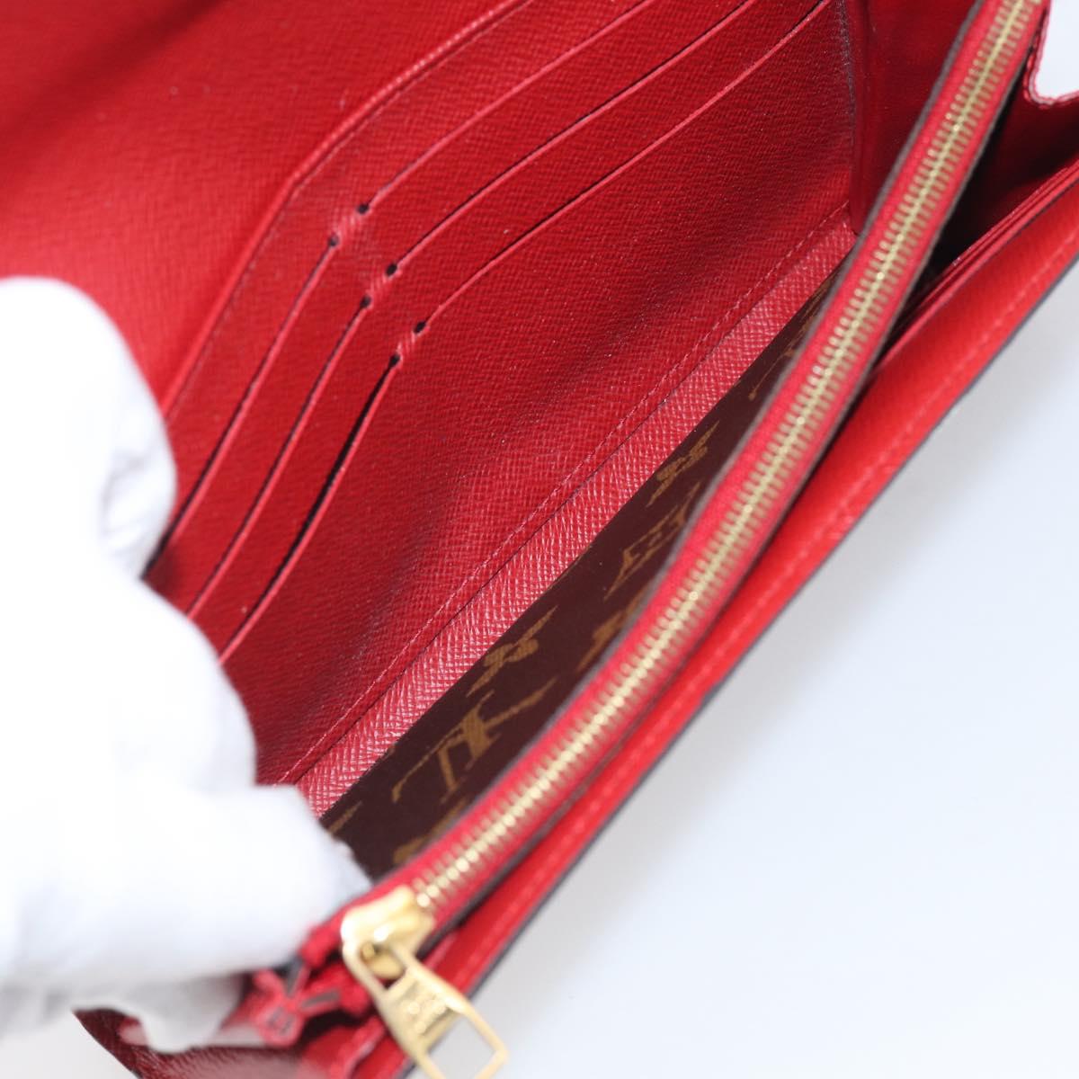 LOUIS VUITTON Monogram Retiro Portefeuille Sarah Wallet M61184 LV Auth RV048