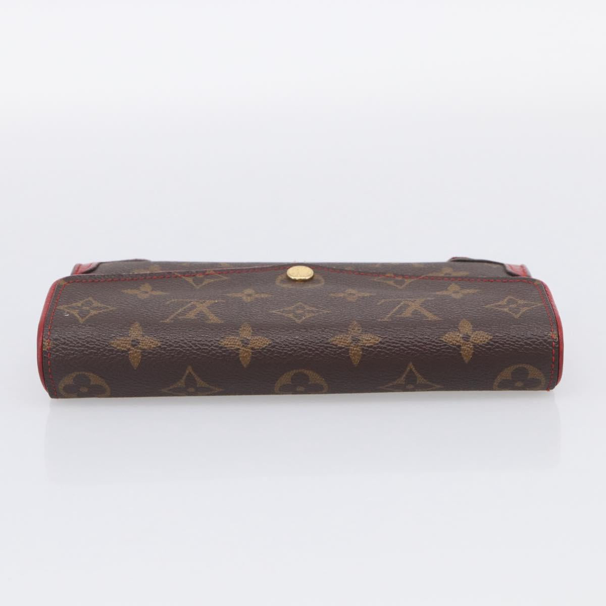 LOUIS VUITTON Monogram Retiro Portefeuille Sarah Wallet M61184 LV Auth RV048