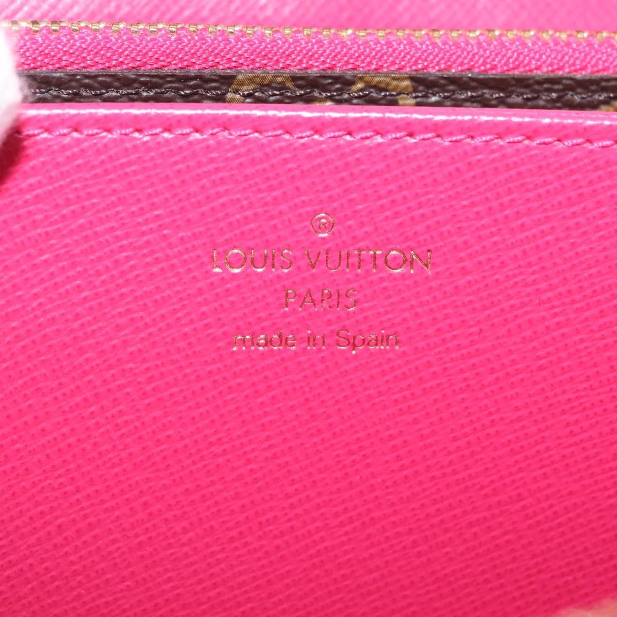 LOUIS VUITTON Monogram Vivienne Zippy Wallet Long Wallet M80857 LV Auth RV050M