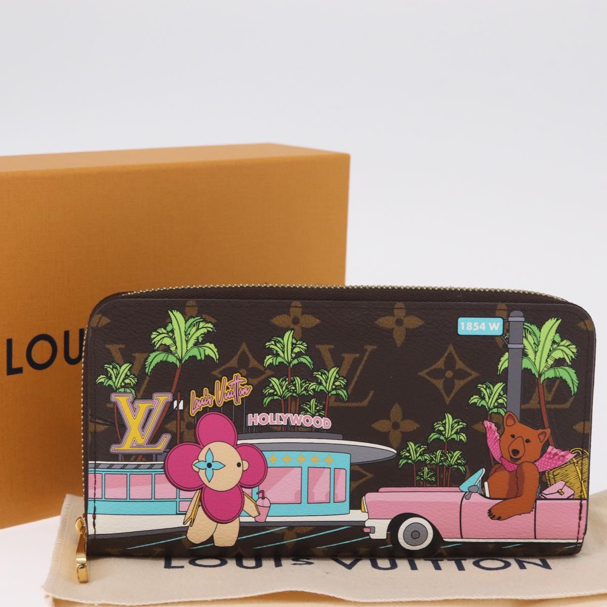 LOUIS VUITTON Monogram Vivienne Zippy Wallet Long Wallet M80857 LV Auth RV050M