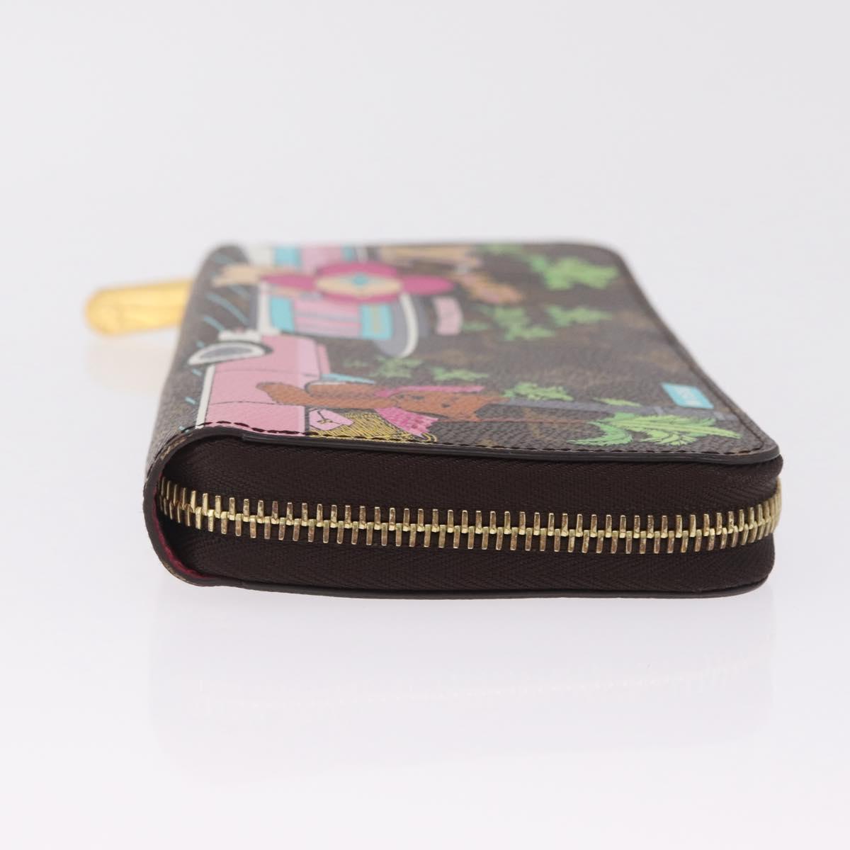 LOUIS VUITTON Monogram Vivienne Zippy Wallet Long Wallet M80857 LV Auth RV050M