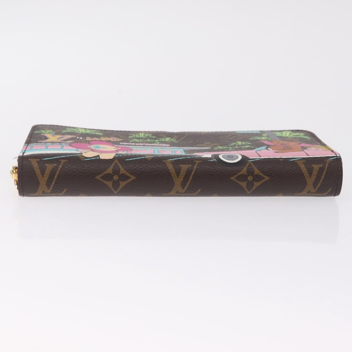 LOUIS VUITTON Monogram Vivienne Zippy Wallet Long Wallet M80857 LV Auth RV050M