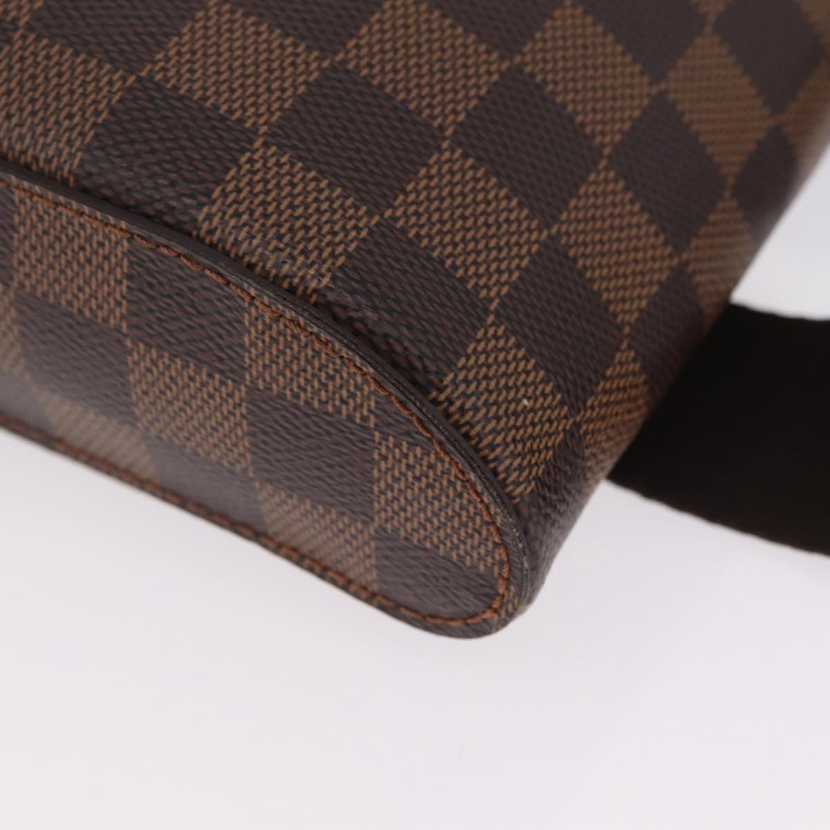 LOUIS VUITTON Damier Ebene Geronimos Shoulder Bag N51994 LV Auth RV051V