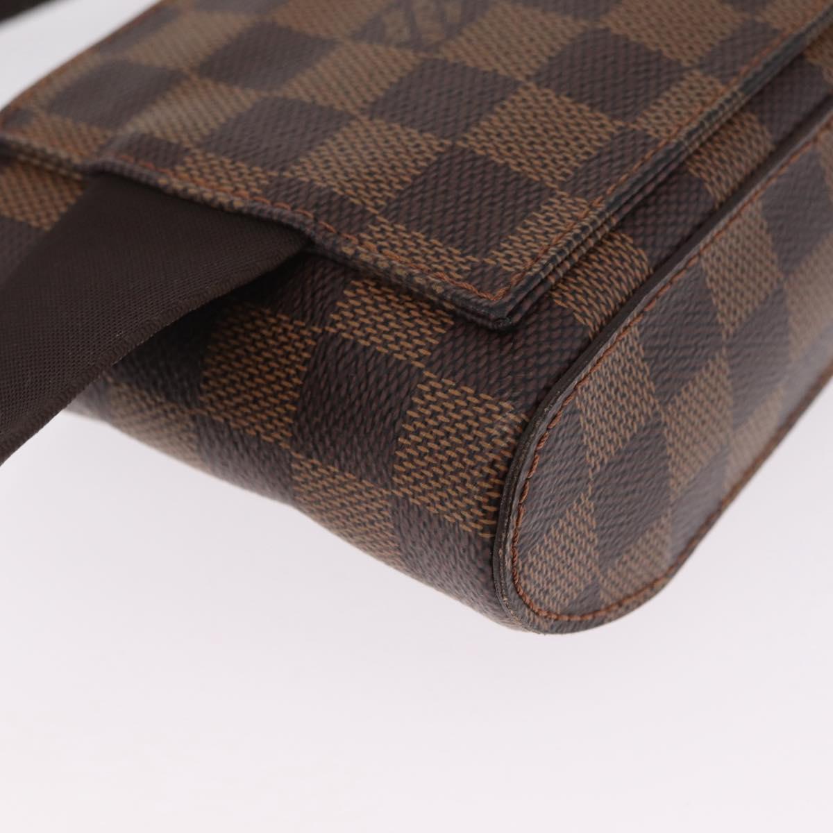 LOUIS VUITTON Damier Ebene Geronimos Shoulder Bag N51994 LV Auth RV051V