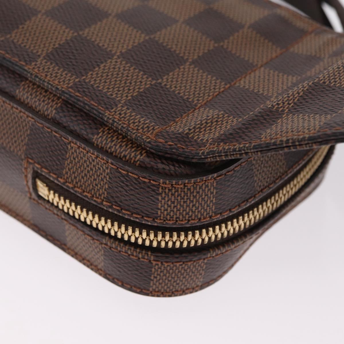 LOUIS VUITTON Damier Ebene Geronimos Shoulder Bag N51994 LV Auth RV051V