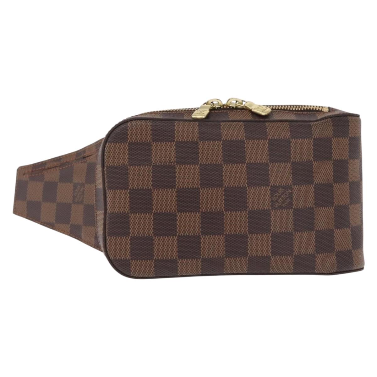 LOUIS VUITTON Damier Ebene Geronimos Shoulder Bag N51994 LV Auth RV051V
