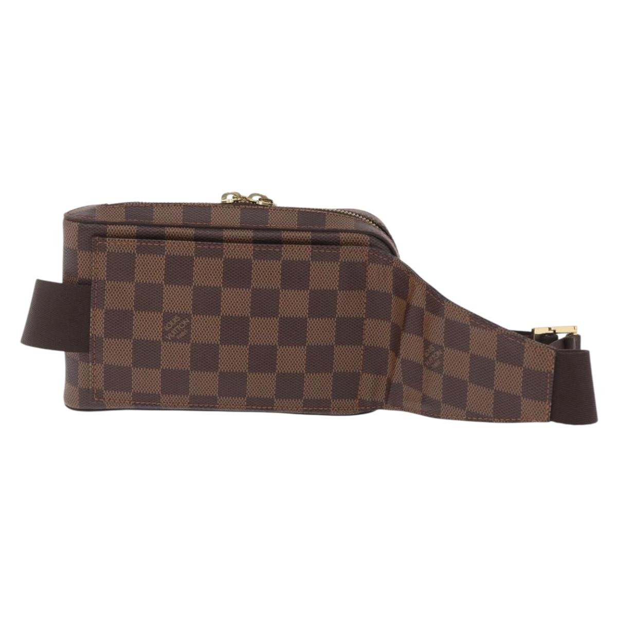 LOUIS VUITTON Damier Ebene Geronimos Shoulder Bag N51994 LV Auth RV051V