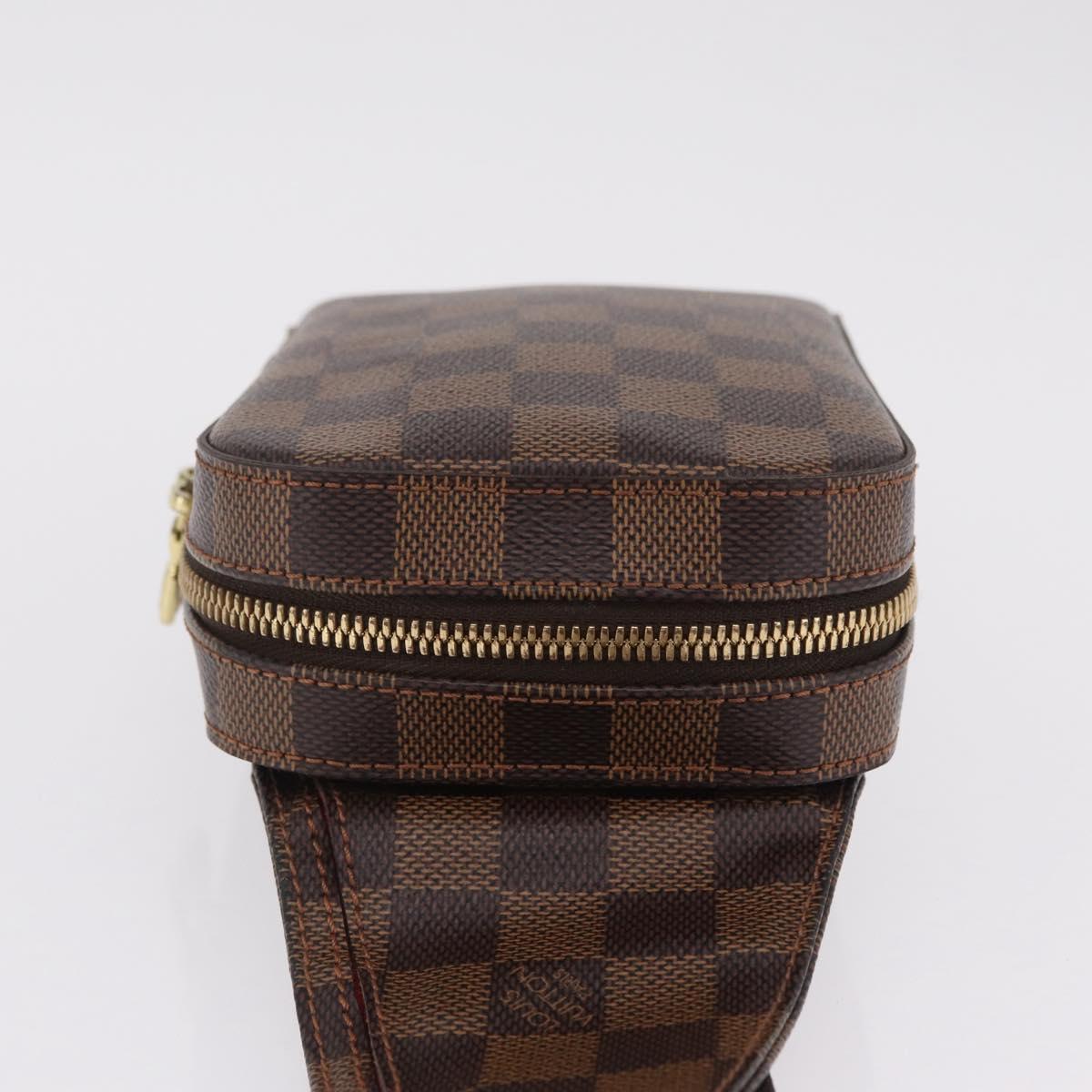 LOUIS VUITTON Damier Ebene Geronimos Shoulder Bag N51994 LV Auth RV051V