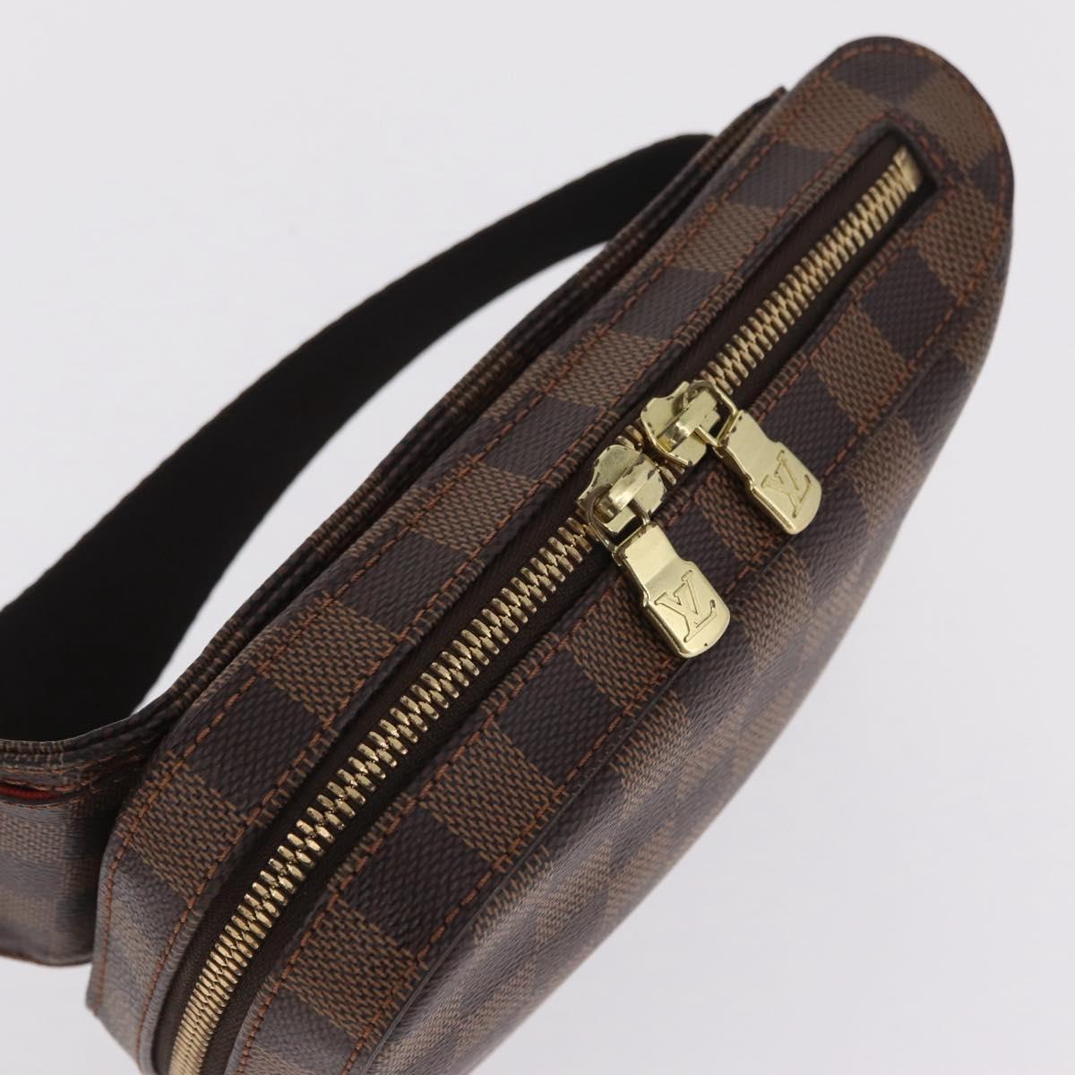 LOUIS VUITTON Damier Ebene Geronimos Shoulder Bag N51994 LV Auth RV051V